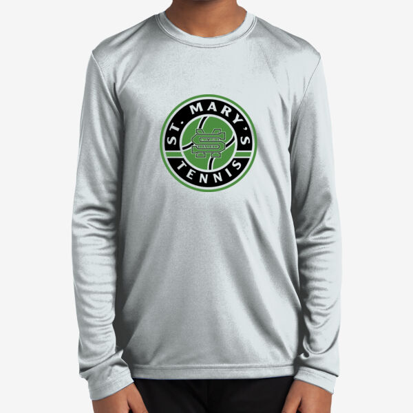 St. Mary's Tennis Youth Long Sleeve PosiCharge Competitor Tee Thumbnail