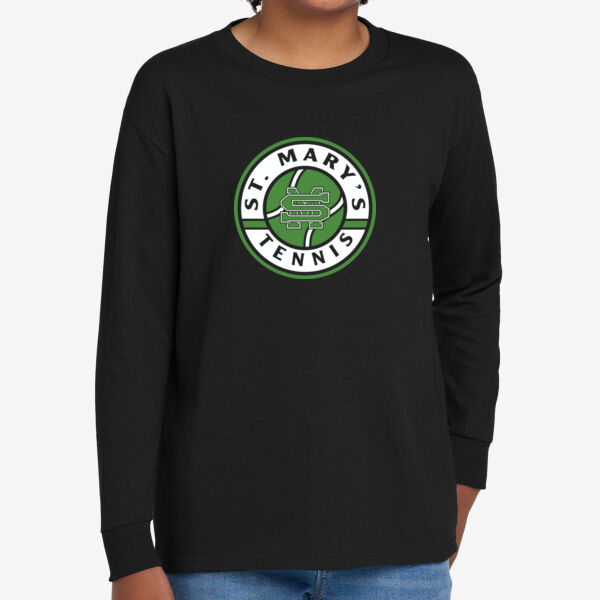 St. Mary's Tennis Youth Heavy Cotton 100% Cotton Long Sleeve T Shirt Thumbnail
