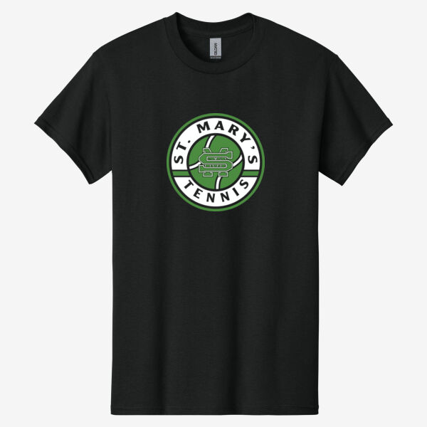 St. Mary's Tennis Heavy Cotton 100% Cotton T Shirt Thumbnail